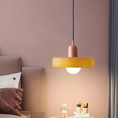 Morandi Glass Disc Orb Pendant size comparison chart