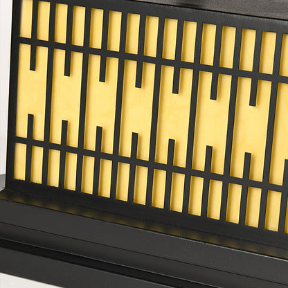 Window Grille Outdoor Post Light Alabaster Lighting Fixture