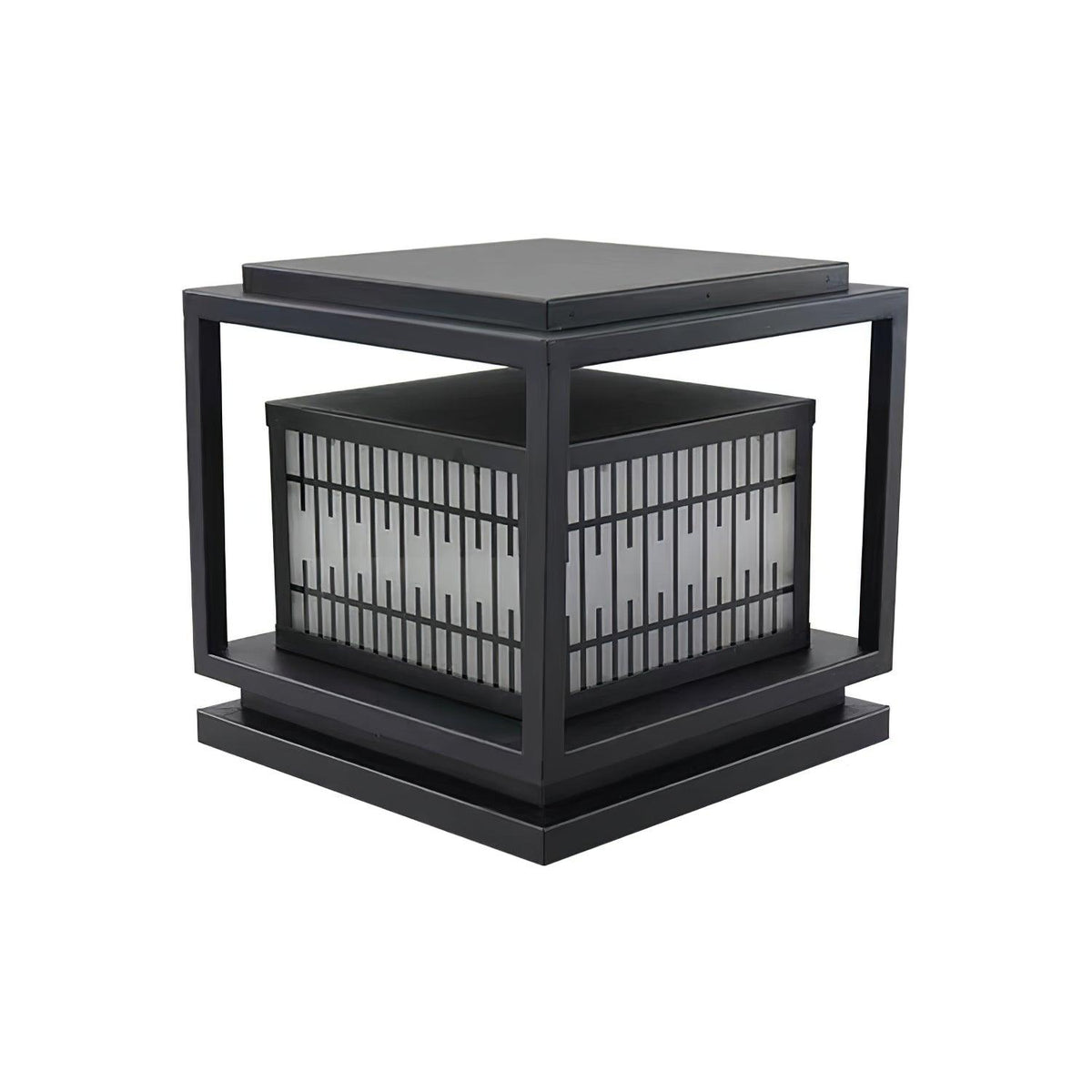 Window Grille Outdoor Post Light Alabaster Lighting Fixture