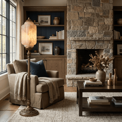 Windsor Alabaster Floor Lamp