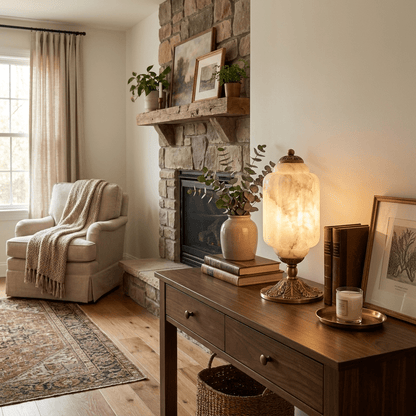 Windsor Alabaster Table Lamp