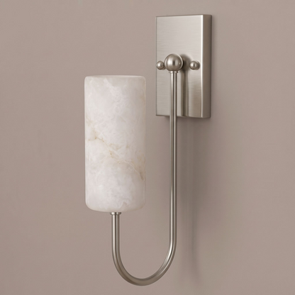 Wishbone Alabaster Wall Sconce