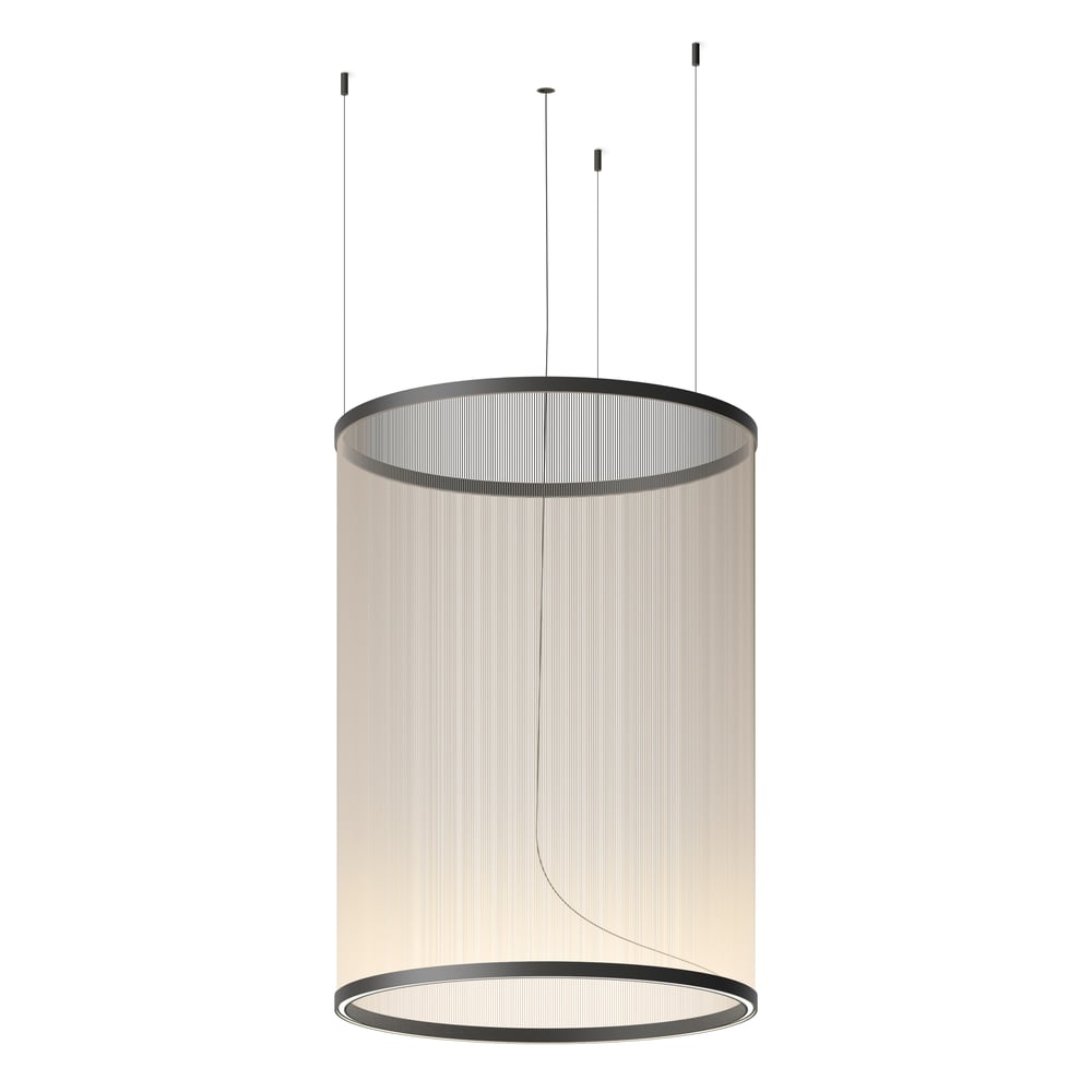Array Large Pendant Light in beige finish