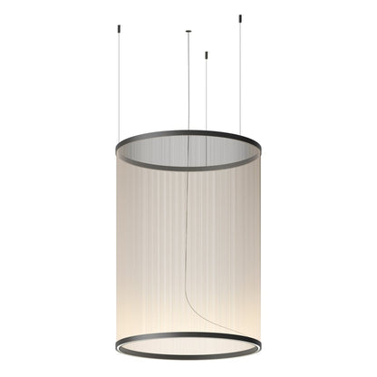 Array Large Pendant Light in beige finish