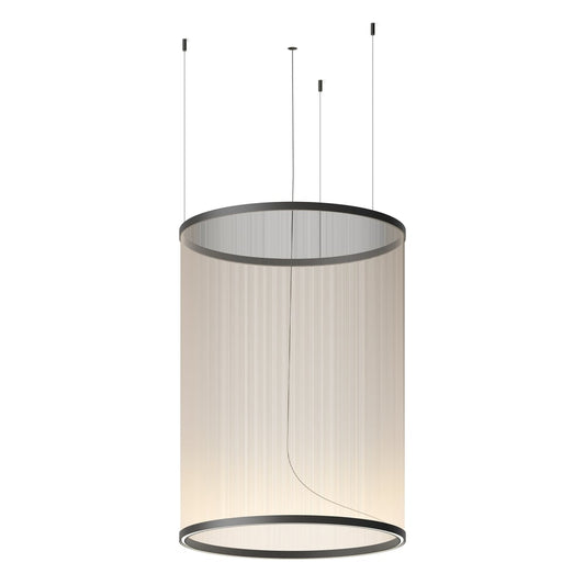 Array Large Pendant Light in beige finish