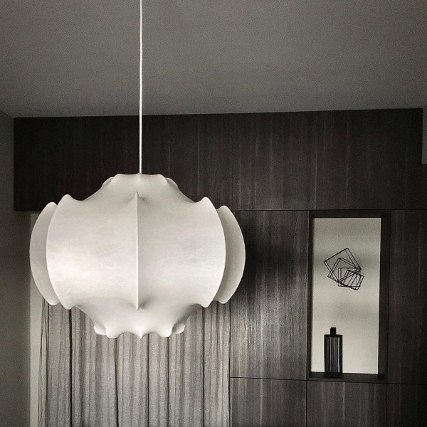 Viscontea Suspension Lamp ethereal shape side angle