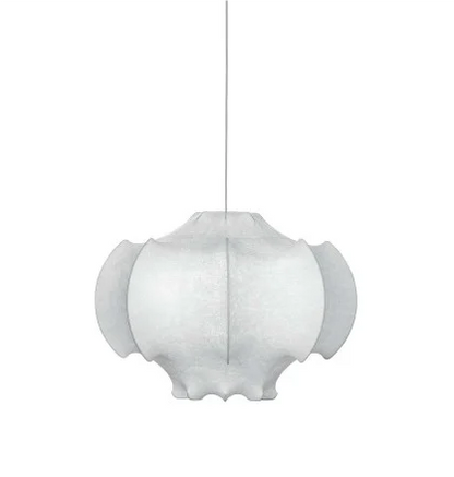 Viscontea Suspension Lamp white organic form front view