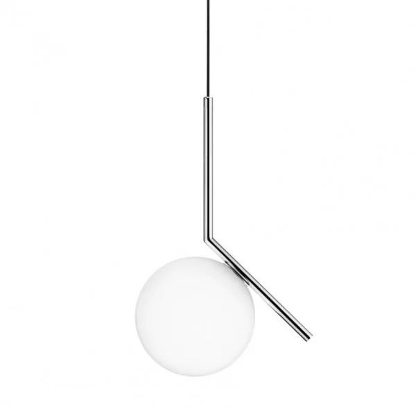 IC Lights Pendant chrome 30cm front view Anastassiades