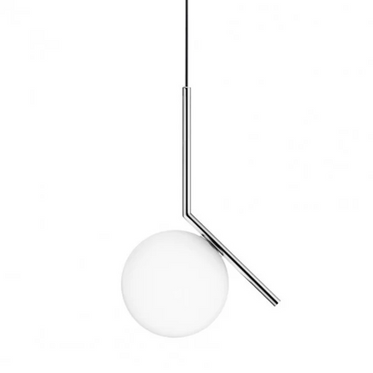 IC Lights Pendant chrome 30cm front view Anastassiades