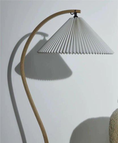Caprani Wooden Floor Lamp in modern UAE villa interior