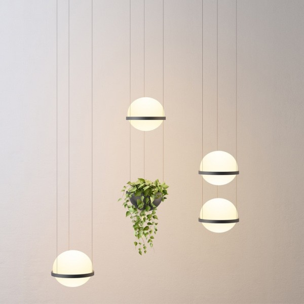 Palma Pendant with flowerpot accessory version