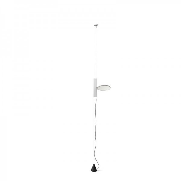 OK Ceiling Lamp white minimalist LED front view