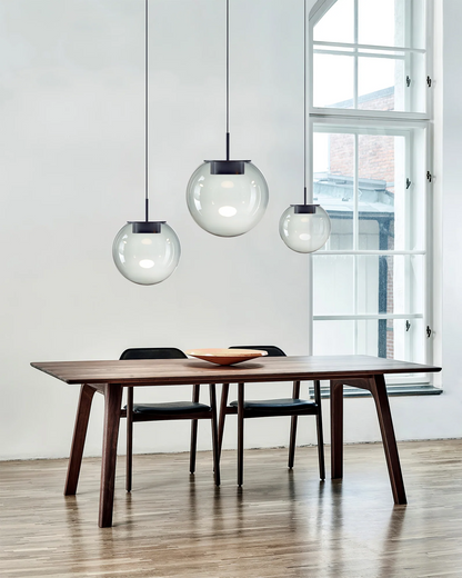 Orbis Pendant Lamp smoky grey large 15.7 inch
