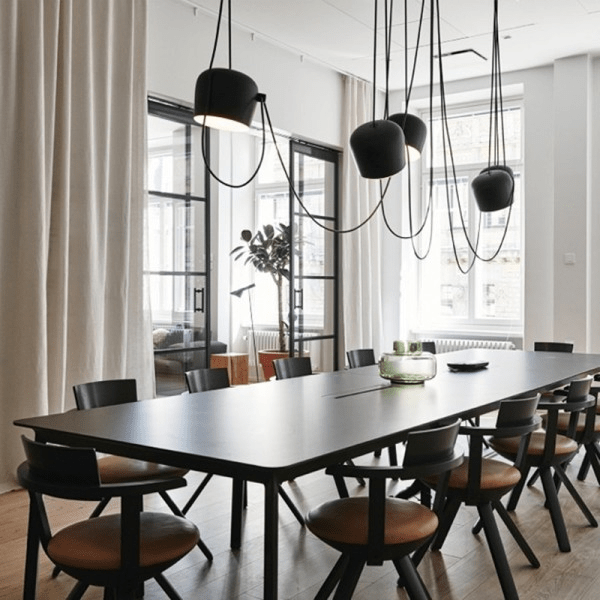 Aim Pendant Light 2-head white over kitchen island UAE