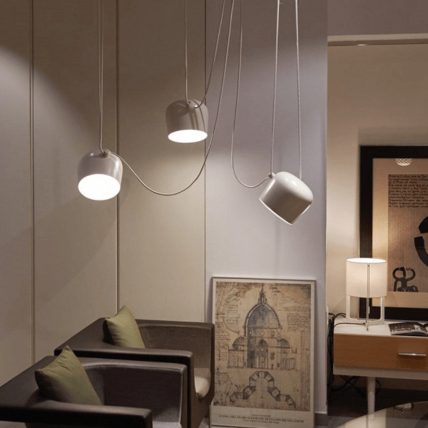 Aim Pendant Light angled adjustable head detail