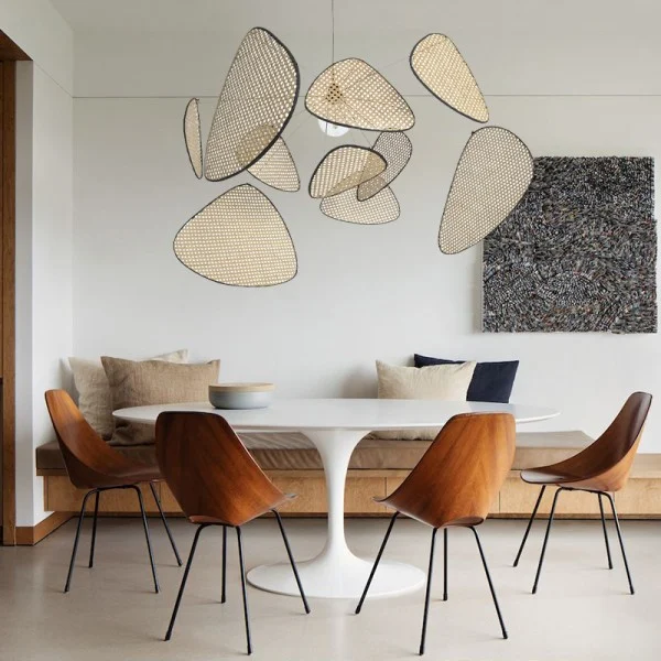 Screen Cannage Suspension natural texture ambient light