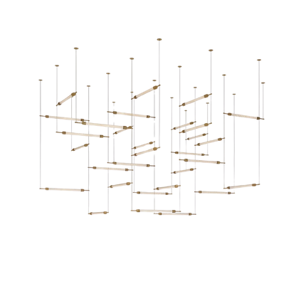 Crystal Grid Bespoken Chandelier