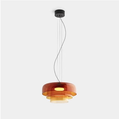 Lark Modern Glass Pendant Lamp dimensions diagram