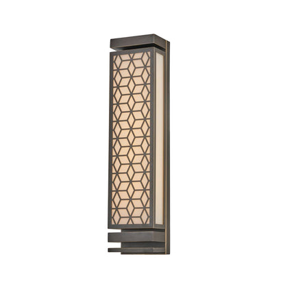 Reticolo Faux Marble Outdoor Wall Sconce