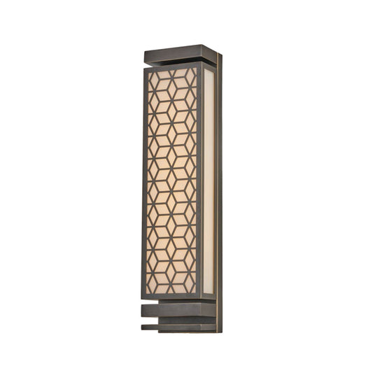 Reticolo Faux Marble Outdoor Wall Sconce